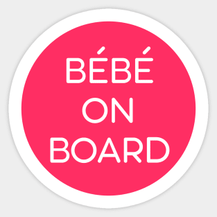 Bébé On Board Sticker